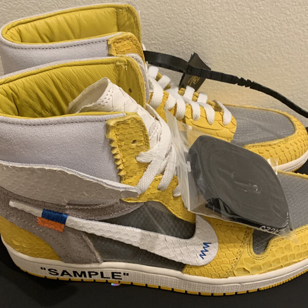 Air Jordan 1 "Sample" Canary偽物 超希少