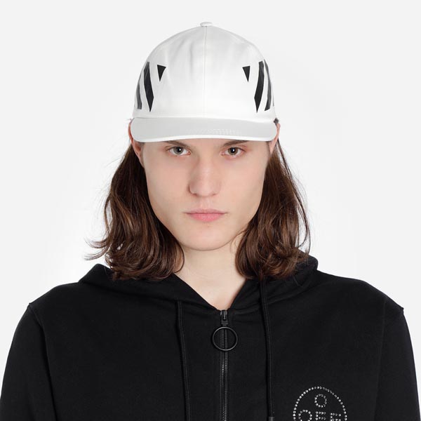 ホワイト オフ ホワイト 東京 偽物 キャップ OFF WHITE 18FW DIAG CAP OMLB008R194000320210