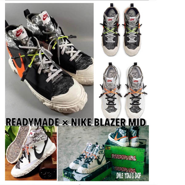 大人気★ナイキ READYMADE 偽物★BLAZER MID Bkack 