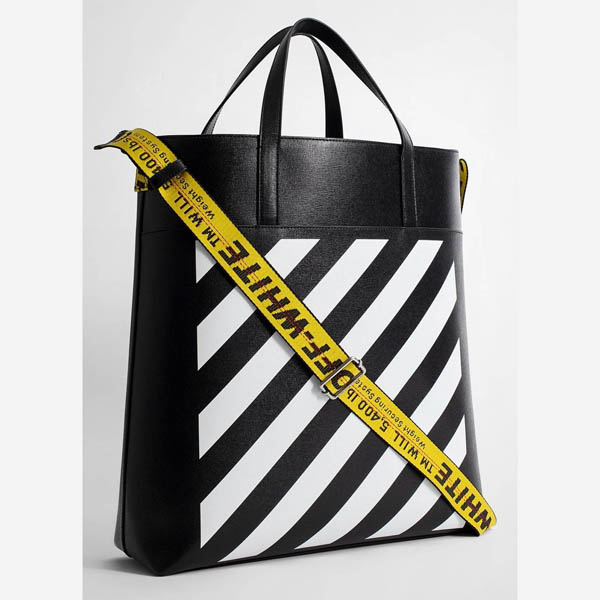 Off-white Diag shopping bag オフホワイトトートーバック偽物OMNA151R21LEA0011001