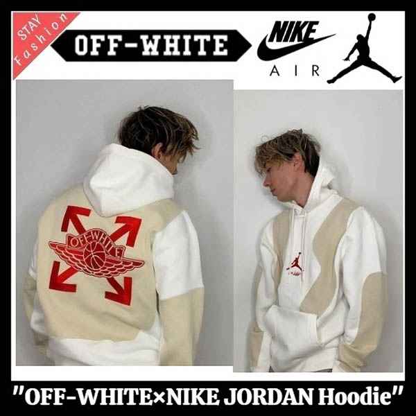 ♦限定コラボ激レア!"OFF-WHITE×ナイキJORDAN Hoodie"偽物