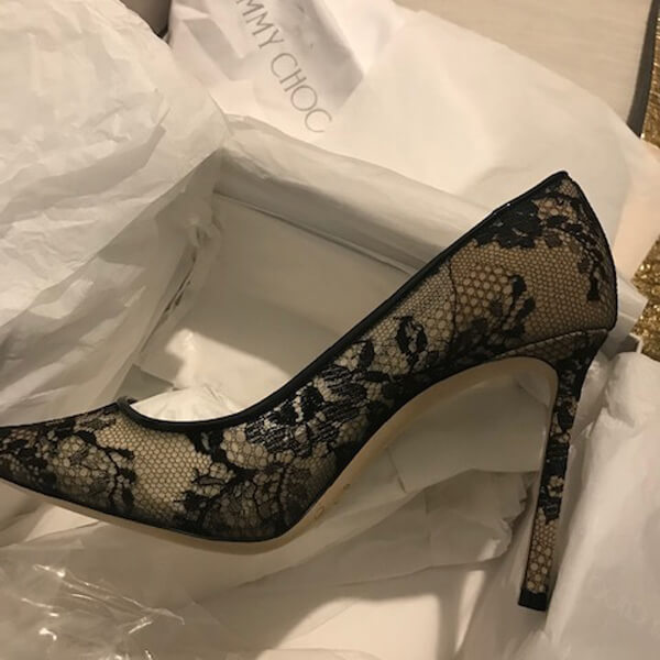 Jimmy★Choo(セールで即発送)ゴージャスで探してたRomyLace100