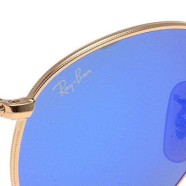 【折り畳み式】RB3532 001/68 50mm ROUND METAL ラウンド Rayban 偽物