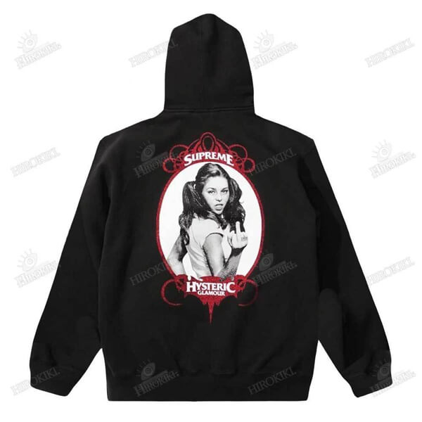 21SS /シュプリーム HYSTERIC GLAMOUR Zip Up Hooded Sweatshirt 偽物