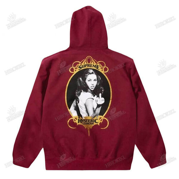 21SS /シュプリーム HYSTERIC GLAMOUR Zip Up Hooded Sweatshirt 偽物