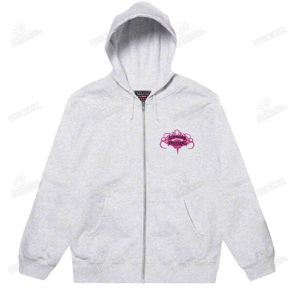 21SS /シュプリーム HYSTERIC GLAMOUR Zip Up Hooded Sweatshirt 偽物