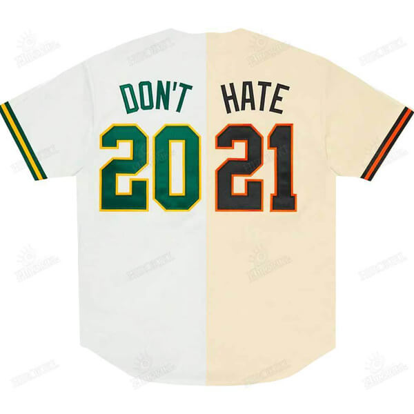 21SS /シュプリーム Dont Hate Baseball Jersey ベースボール シャツ コピー