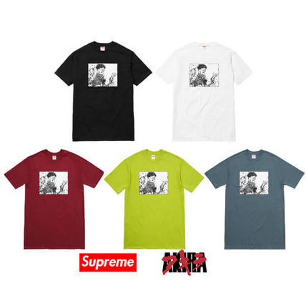 即発送 FW17 Supreme AKIRA tシャツ 偽物 Arm Tee