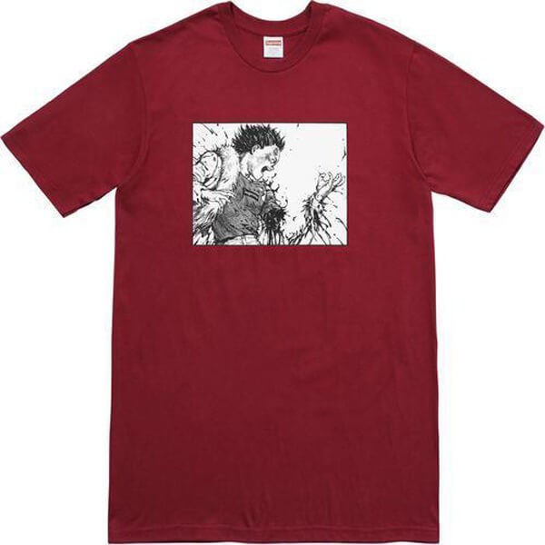 即発送 FW17 Supreme AKIRA tシャツ 偽物 Arm Tee