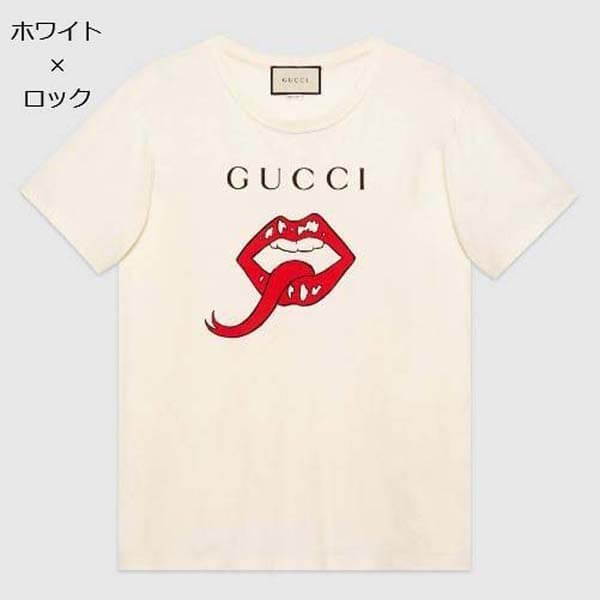 【グッチ】インターロッキングG コットン オーバーサイズ Tシャツ偽物