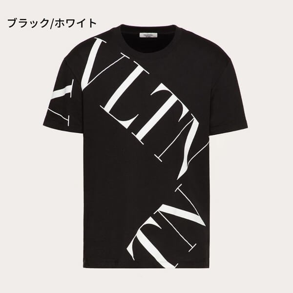 VALENTINO『vltn tシャツ コピー』 マクログリッド 2色☆関税込★