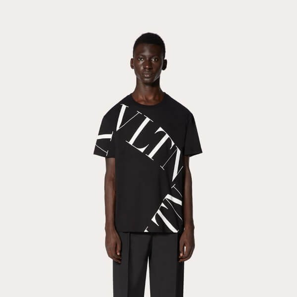 VALENTINO『vltn tシャツ コピー』 マクログリッド 2色☆関税込★