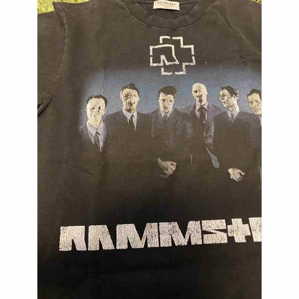 【全世界200着限定】☆バレンシアガ☆ RAMMSTEIN スモールフィット Tシャツ偽物