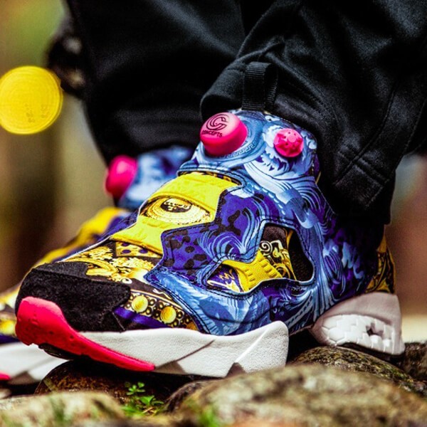 ベルサーチ × リーボック コラボ! Instapump Fury CNCPTS Versace