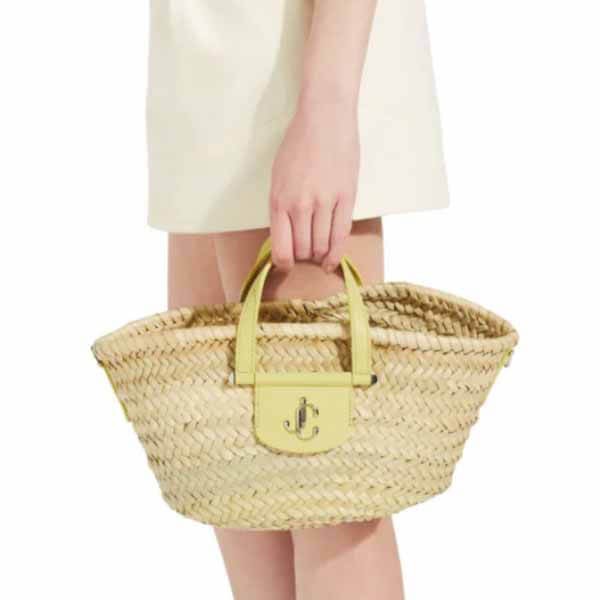 ☆21SS☆【ジミーチュウ】MACY TOTE/S JCロゴ付きトートバッグ偽物