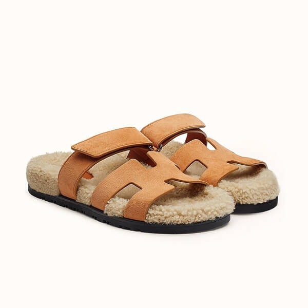 新作★入手困難★エルメスChypre sandal シプレサンダル もこもこH212170ZB8