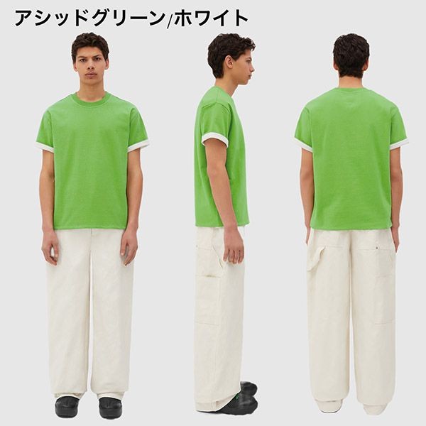 ボッテガ ヴェネタ 2トーンカラー コットン Tシャツ 偽物 9色 661788V16E09056